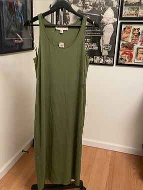 NWT-Green Philosophy maxi dress with pockets. Size M